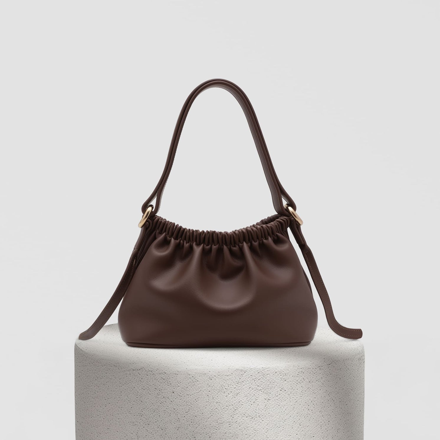 The Ruched Pocket Shoulder Bag