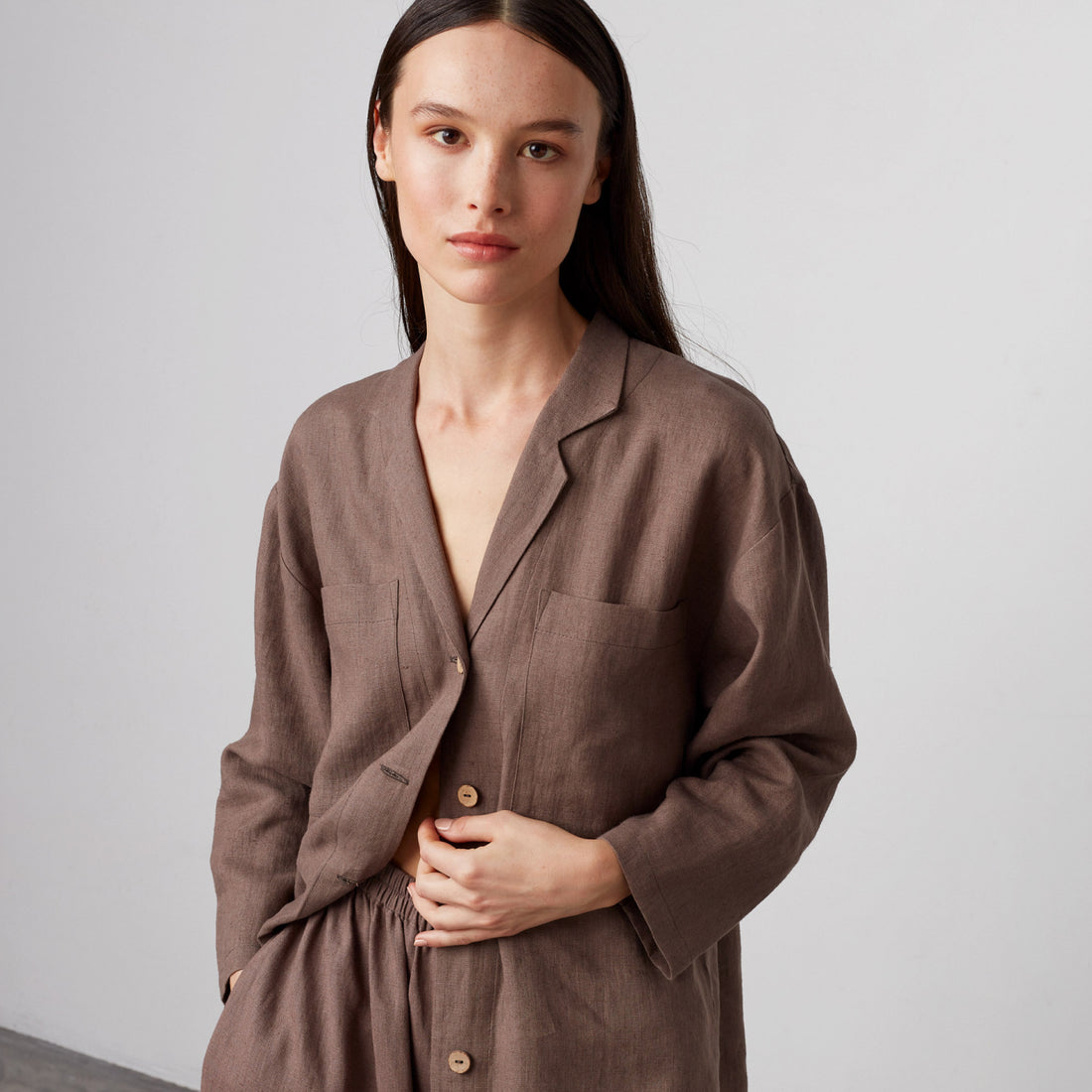 ROSEMARY Oversized Linen Shirt