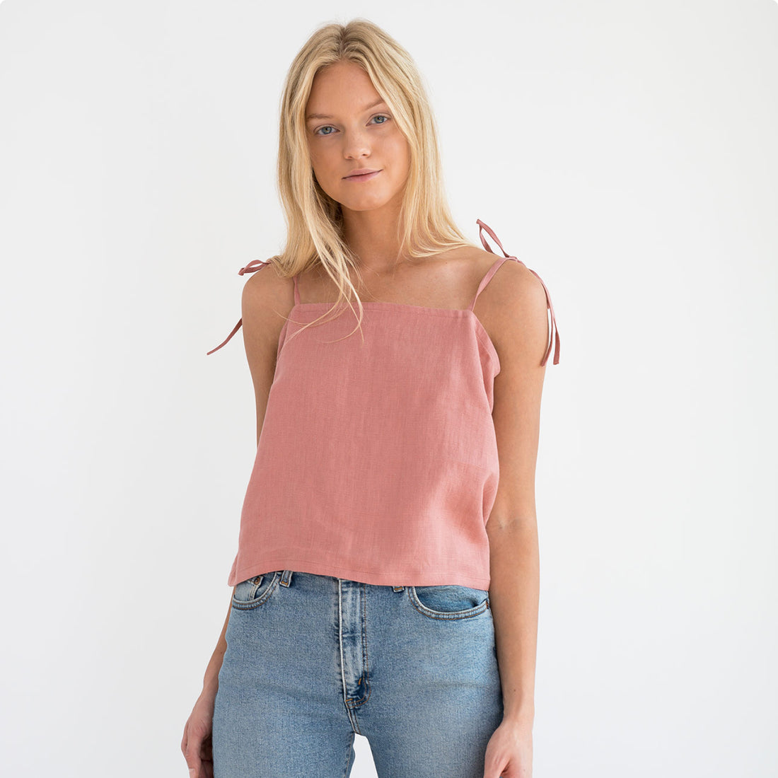 SOPHIE Linen Strap Top